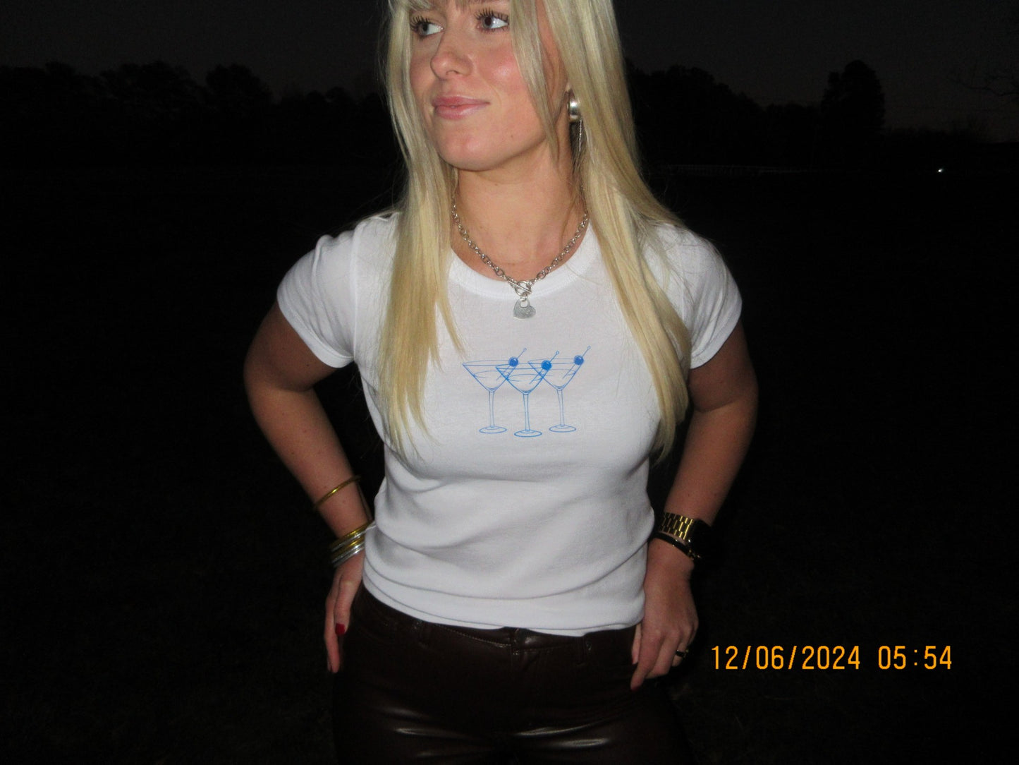 Triple Martini Graphic Tee
